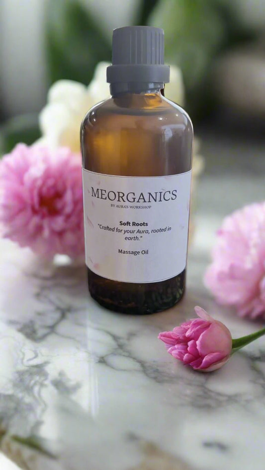 🌿 Soft Roots Massage Oil – 100ml - Crafted for your aura, rooted in earth. - Auras Workshop Auras Workshop