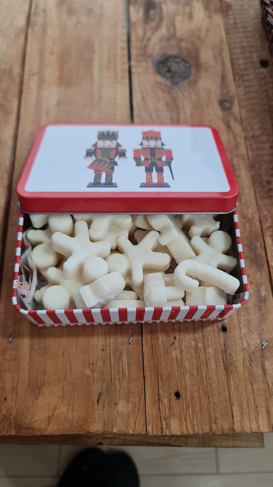 Spiced Apple Wax Melts – Christmas Edition Gift Tin | Auras Workshop - Auras Workshop Auras Workshop