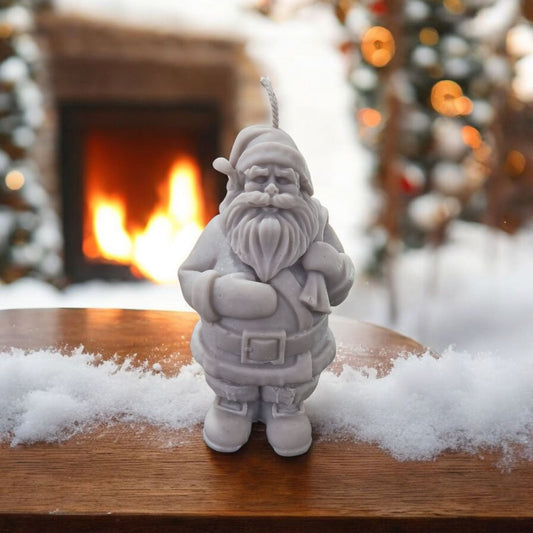 🎅 Spiced Gingerbread Santa Claus Candle – Rapeseed Wax | Christmas Collection by Auras Workshop - Auras Workshop Auras Workshop