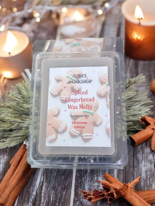🍪 Spiced Gingerbread Wax Melts – Christmas Edition - Auras Workshop Auras Workshop