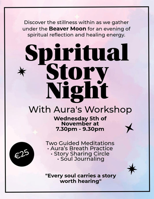 🌕 Spiritual Story Night – Beaver Moon Gathering - Auras Workshop Auras Workshop