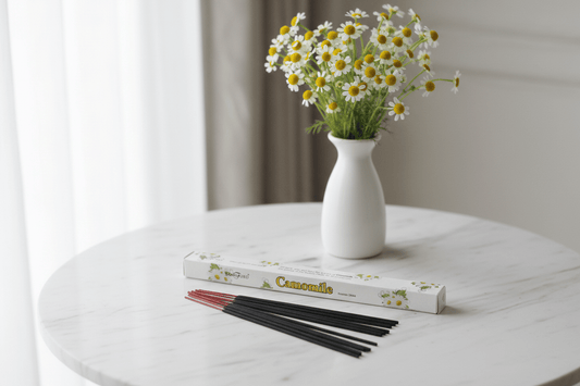 Stamford Camomile Incense Sticks – Soothing Fragrant Incense - Auras Workshop Auras Workshop