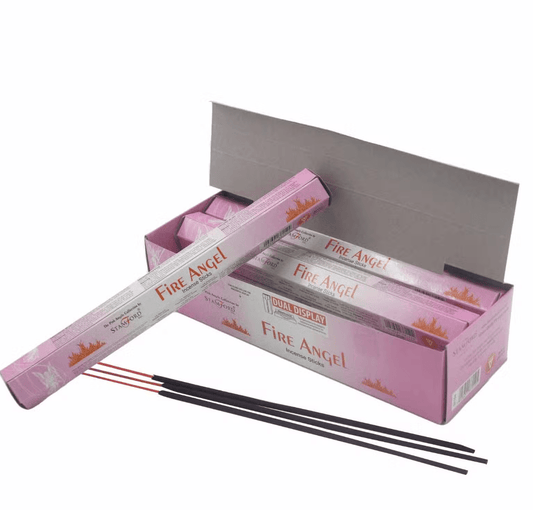 Stamford Fire Angel Incense Sticks – Musky, Passionate & Enchanting Aroma - Auras Workshop Auras Workshop