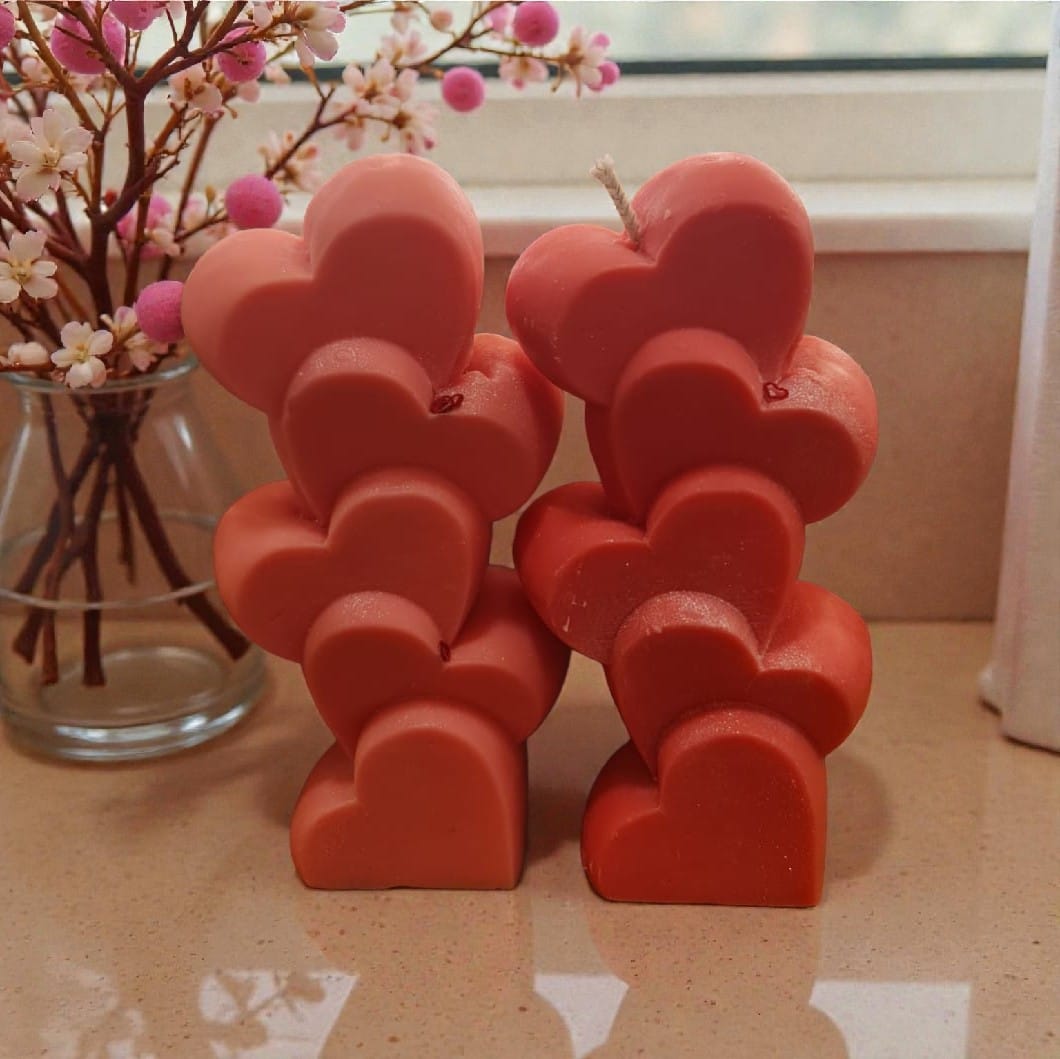 šš Sweet Heart Valentineās Box (Set of 2) | Green Tea Scent | Candle & Wax Melt - Auras Workshop Auras Workshop