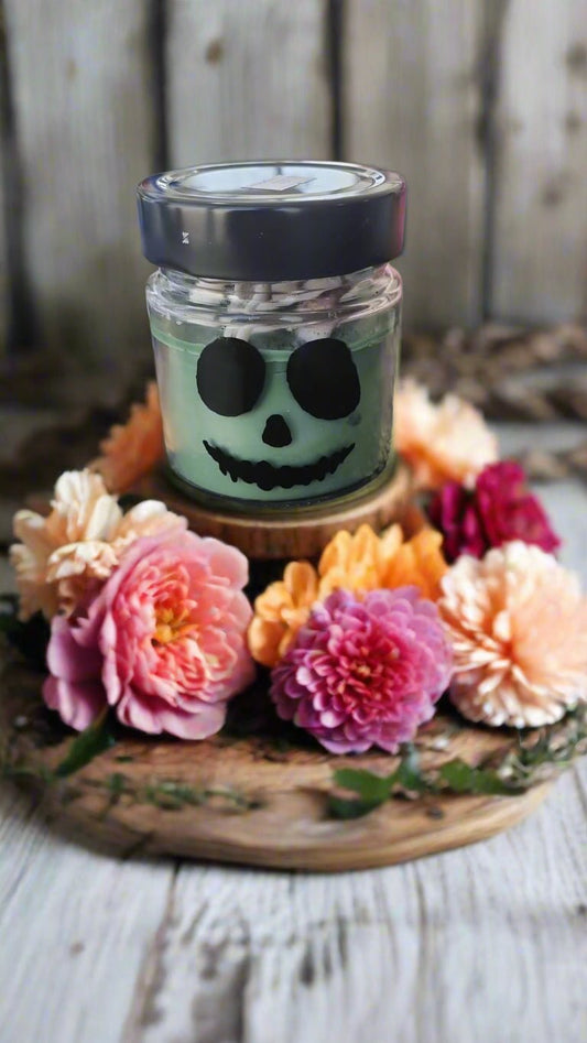 💀 The Collector’s Jar Candle – Dark Chocolate, Spiced Cinnamon, Coffee & Tonka Bean | Halloween Collection by Aura’s Workshop - Auras Workshop Auras Workshop