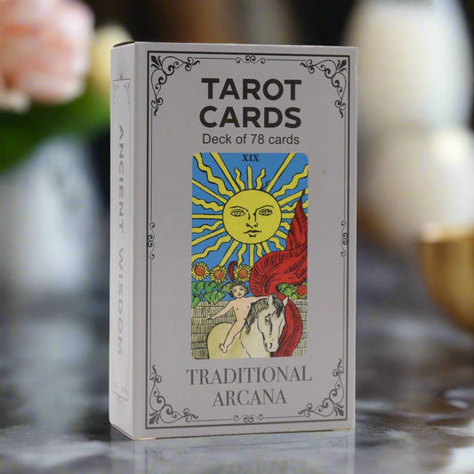 🔮 Traditional Tarot Cards with Guide Book – Classic Arcana Deck - Auras Workshop Auras Workshop