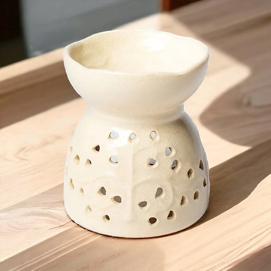 Tree of Life Ceramic Oil and Wax Burner - Auras Workshop Auras Workshop