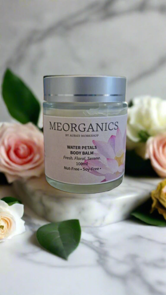🌸 Water Petals Body Balm – 100ml - Auras Workshop Auras Workshop