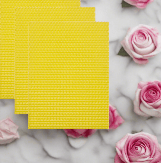 💛 Yellow Beeswax x2 Sheets - Auras Workshop Auras Workshop