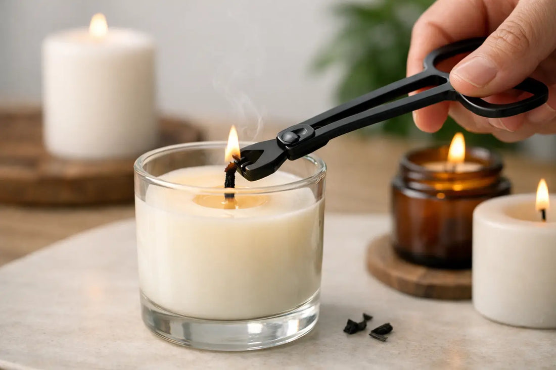 Trim Candle Wicks the Right Way