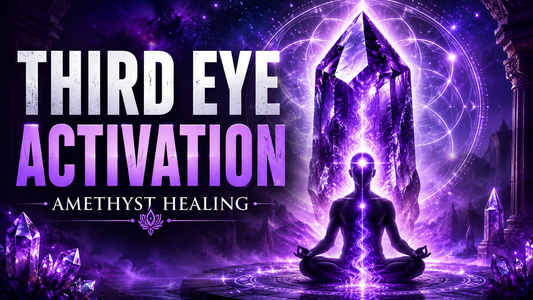Third Eye Activation Meditation | Amethyst Crystal Healing