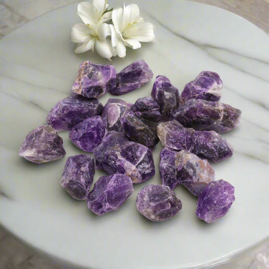 Black Friday Cyprus 2026: raw amethyst crystals from Auras Workshop
