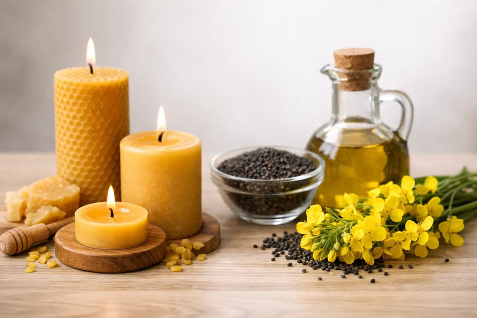 Beeswax Candles vs Rapeseed: Which to Choose? - Auras Workshop