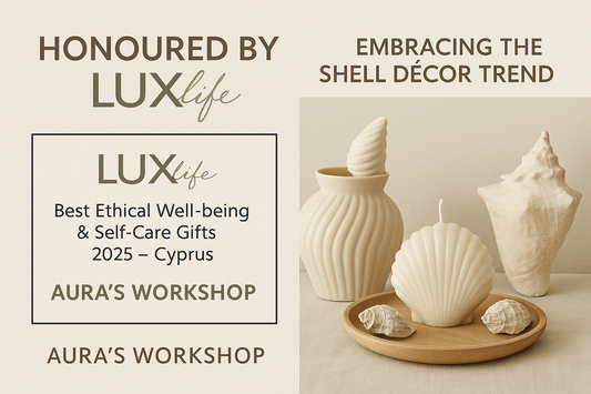 Honoured by LUXlife & Embracing the Shell Décor Trend with Aura’s Workshop - Auras Workshop
