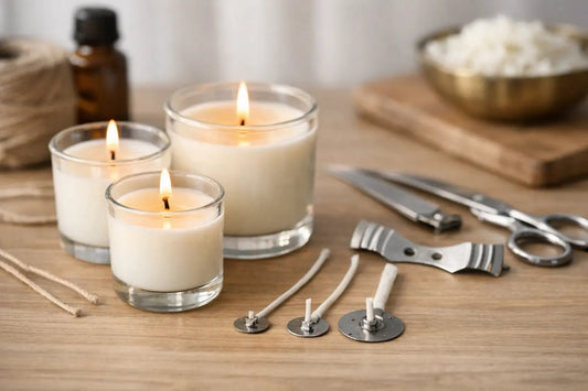 How to Choose Candle Wick Size - Auras Workshop