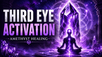 Third Eye Activation Meditation | Amethyst Crystal Healing
