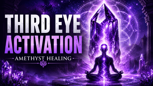 Third Eye Activation Meditation | Amethyst Crystal Healing - Auras Workshop