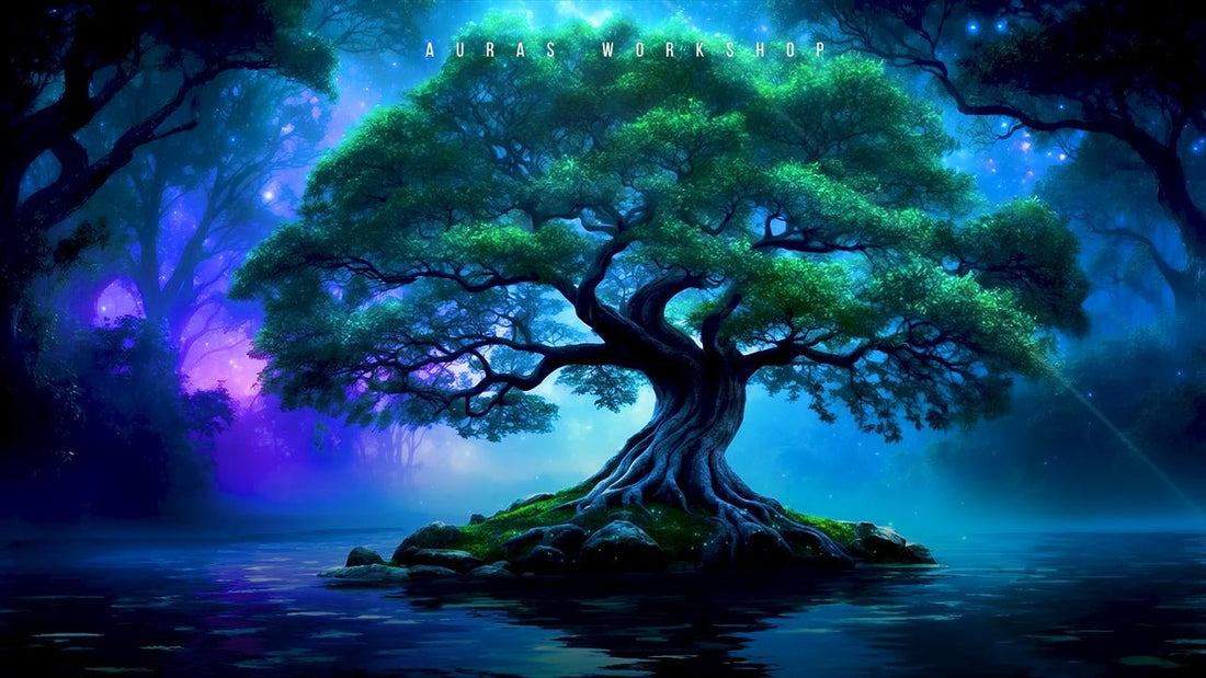 Tree of Life | 741Hz Detox Music for Spiritual Healing & Positive Energy | 1 Hour of Bliss Video - Auras Workshop