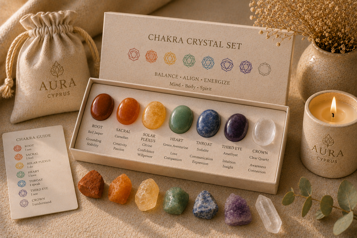 Chakra Crystal Sets Cyprus