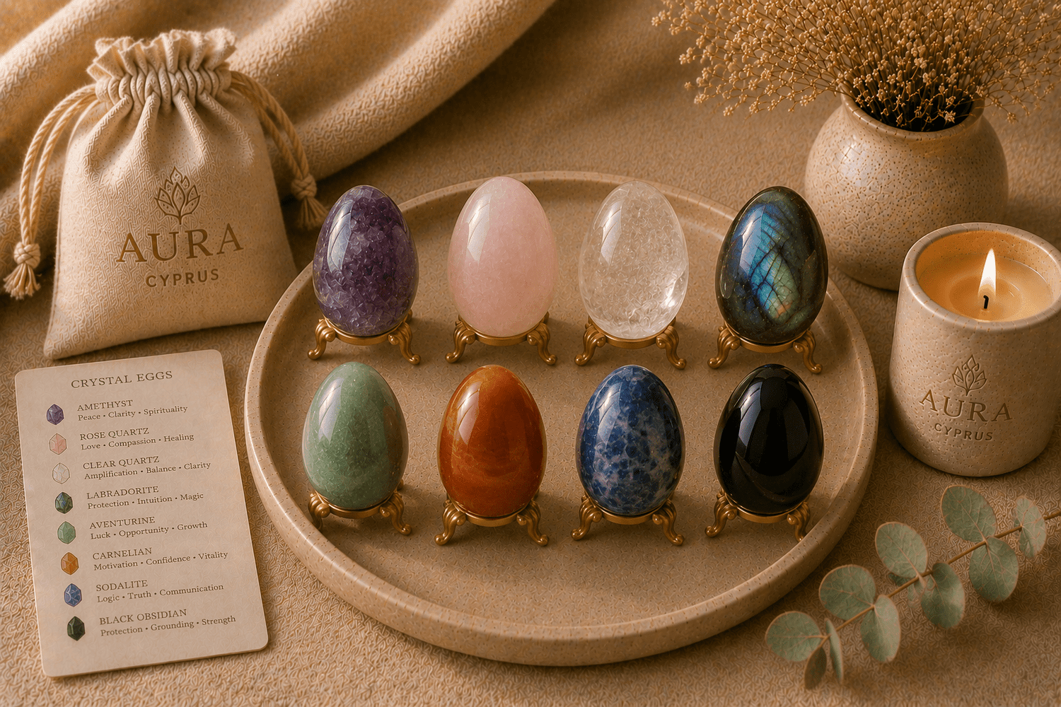 Crystal Eggs Cyprus