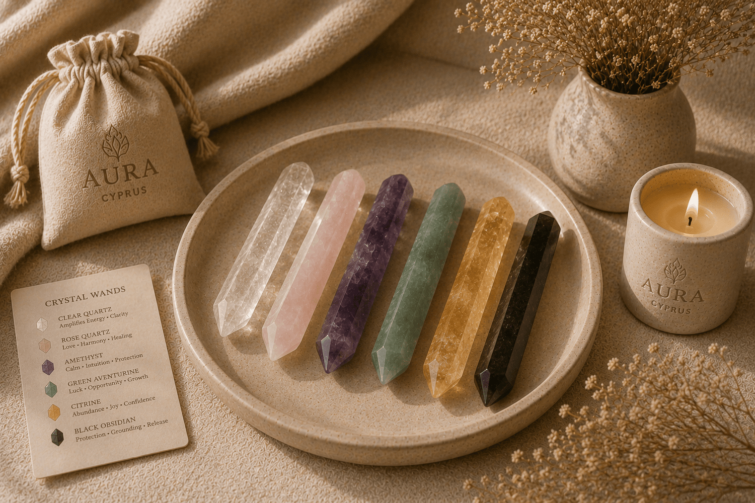 Crystal Wands Cyprus