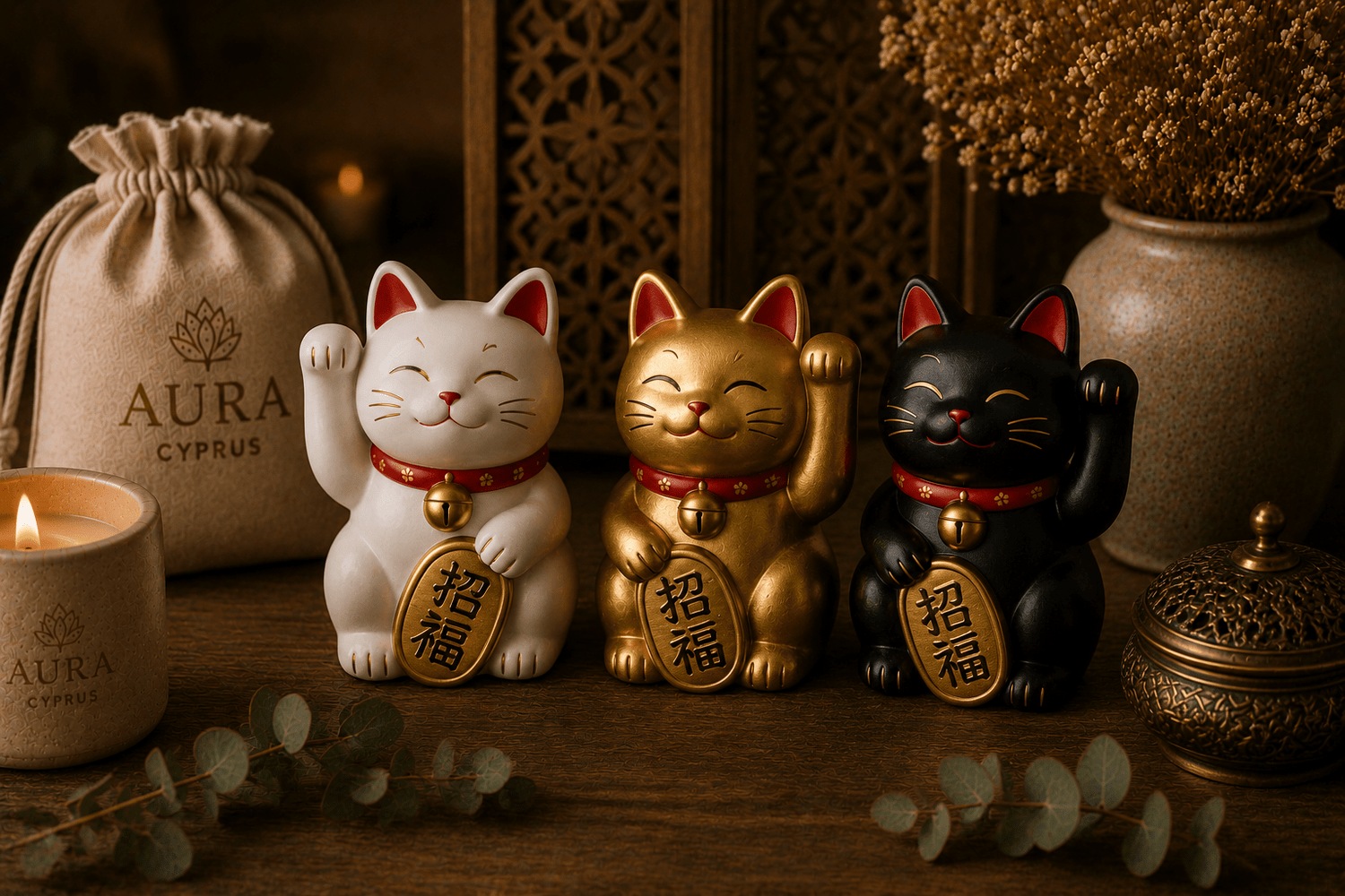 Lucky Waving Chinese Cats Cyprus