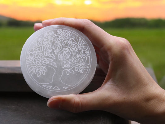 Charging Plate 8cm - Tree of Life