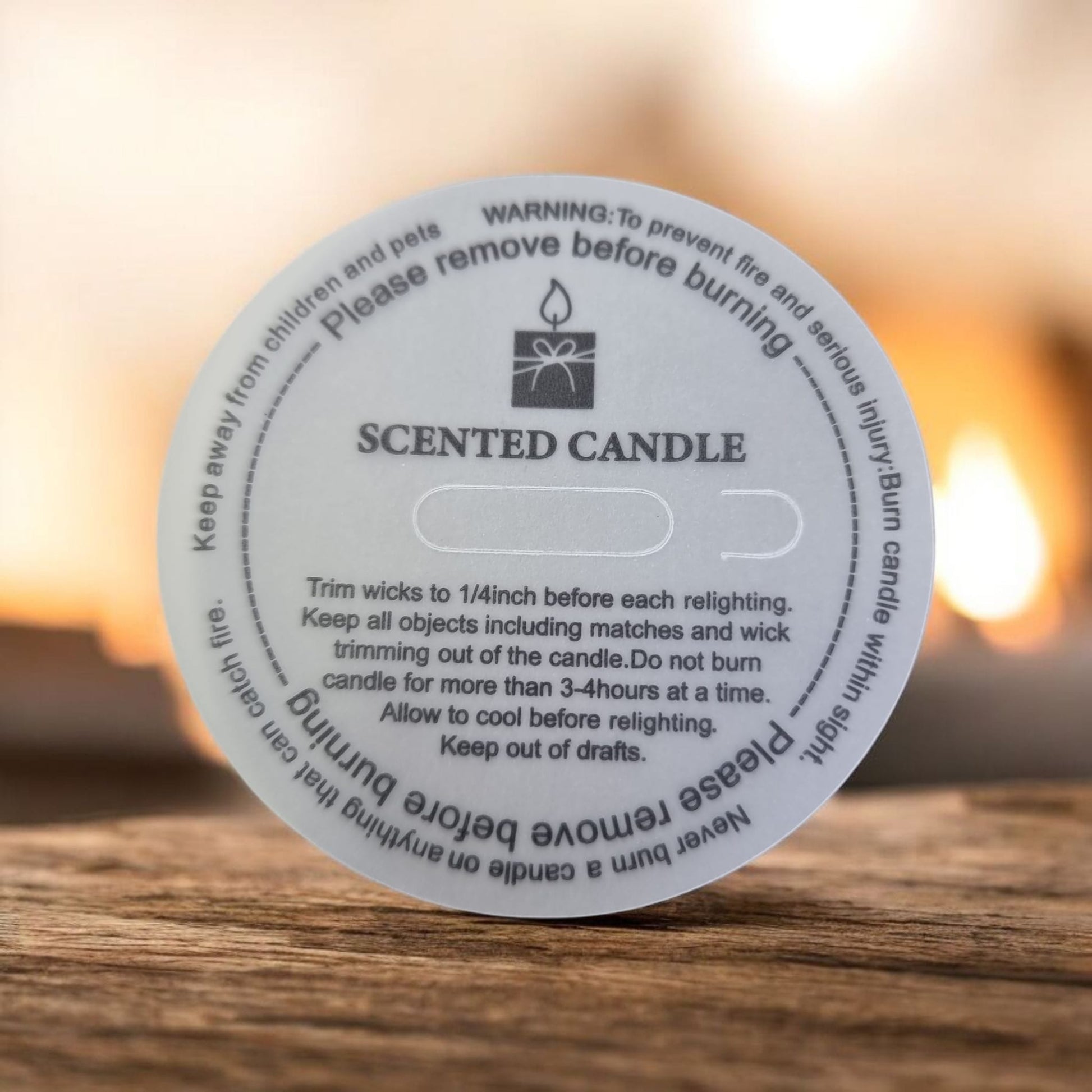 🕯 35pcs Candle Dust Covers – 6cm Round Protective Lids for Jar Candles - Auras Workshop Auras Workshop