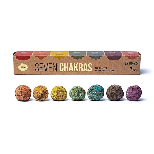 Sagrada Madre Premium 7 Chakra Smudge Bombs - Auras Workshop  -   -   - Cyprus & Greece