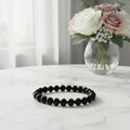 Black Obsidian Bracelet 8mm Beads