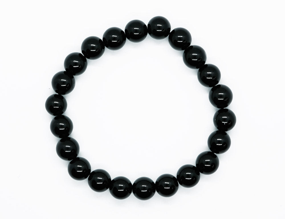 Black Obsidian Bracelet 8mm Beads
