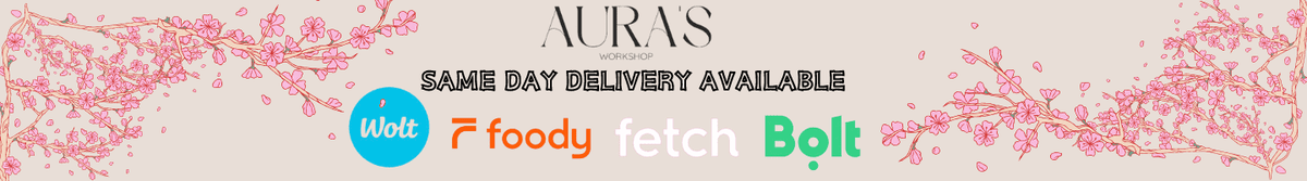 Same-day delivery available with Wolt, Foody, Fetch and Bolt