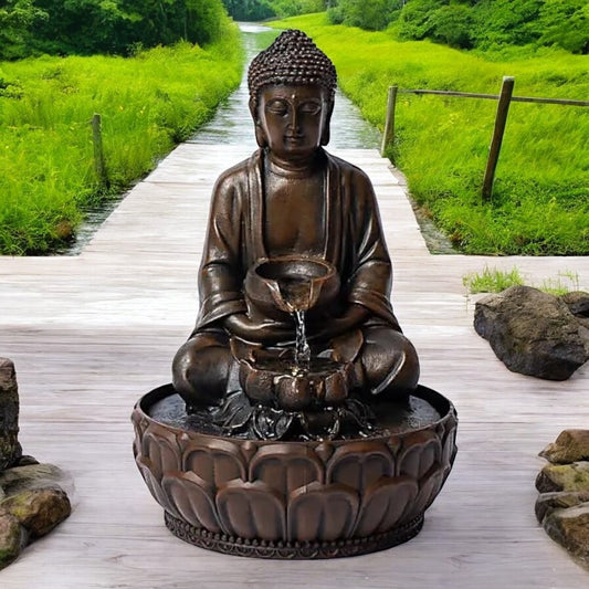 Water Offering Buddha Fountain - LARGE