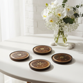Mango Wood Disc Incense Holder 10cm – For Incense Sticks & Cones