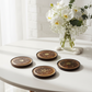 Mango Wood Disc Incense Holder 10cm – For Incense Sticks & Cones