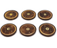 Mango Wood Disc Incense Holder 10cm – For Incense Sticks & Cones