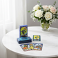Blue Foil Mandala Tarot Card Set with Booklet – 78-Card Divination Deck
