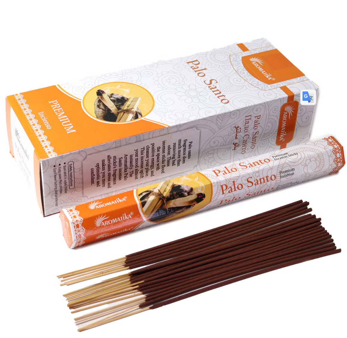 Aromatika Charcoal Free Hex Incense – Palo Santo | Cleansing, Grounding & Woody Aroma
