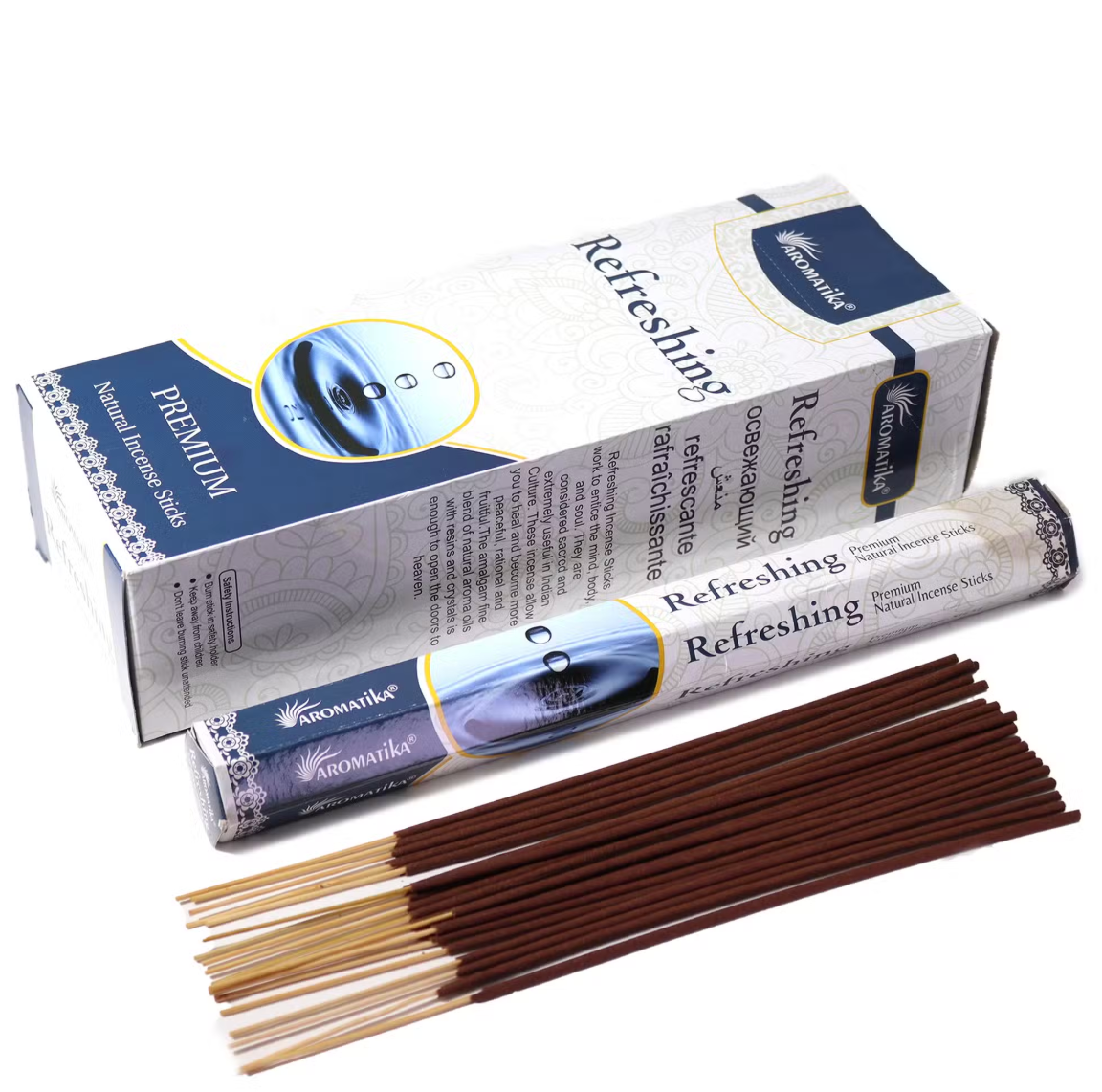 Aromatika Charcoal Free Hex Incense – Refreshing | Freshness, Renewal & Uplifting Aroma