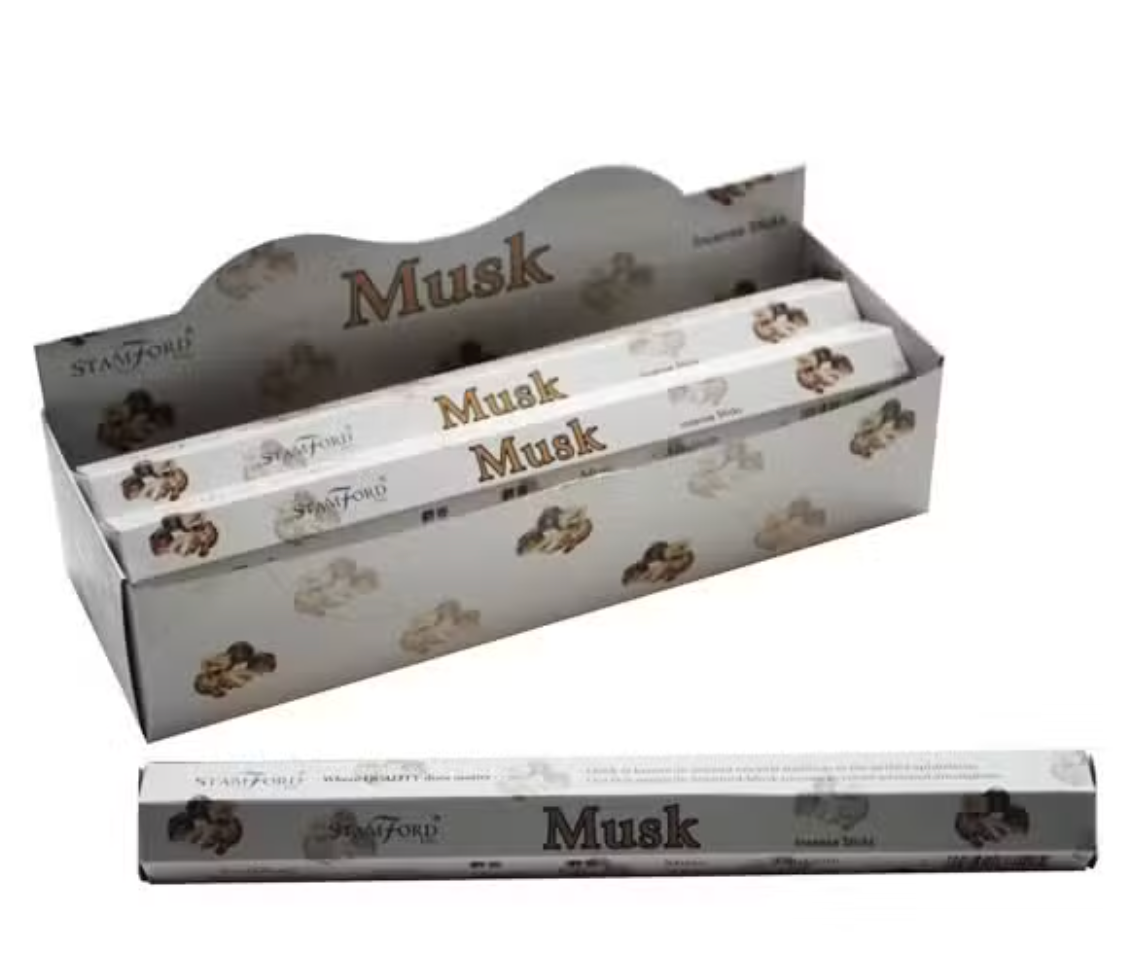 Stamford Musk Incense Sticks – Warm, Sensual & Comforting Aroma
