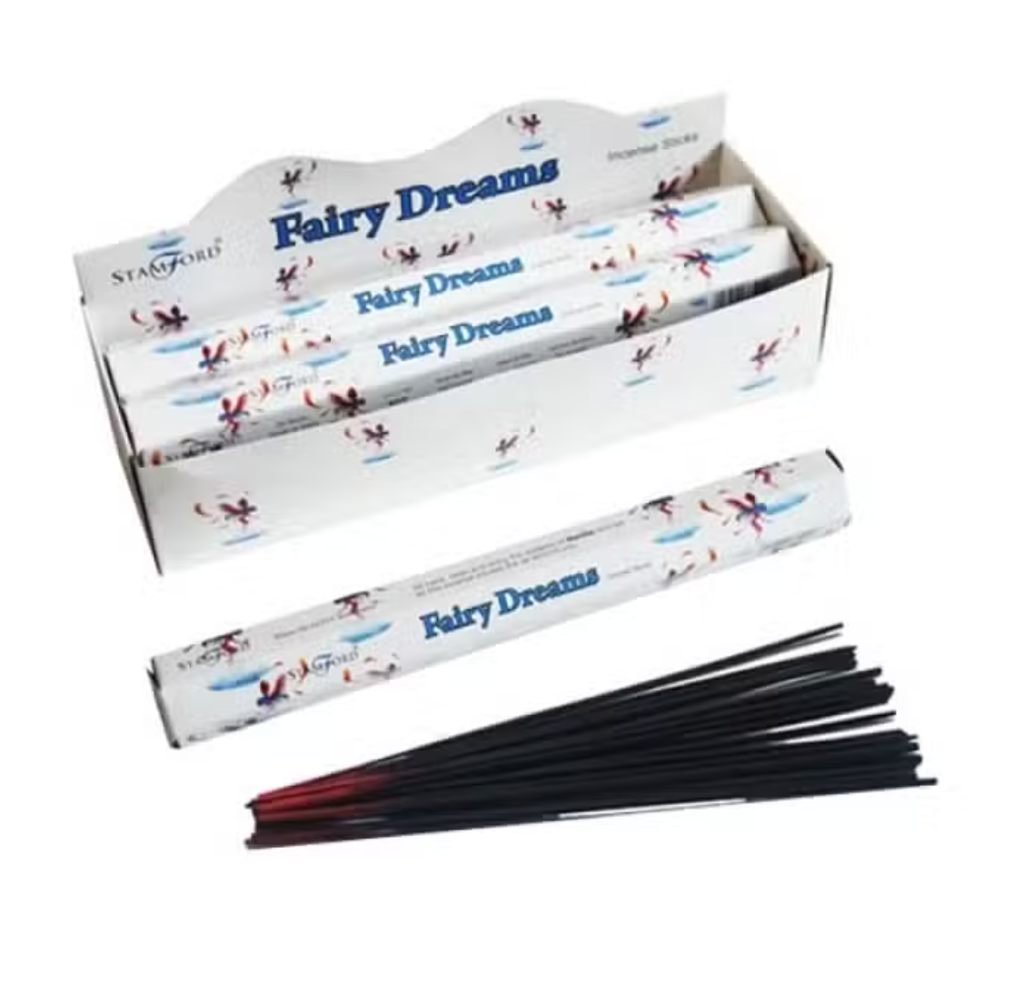 Stamford Fairy Dreams Incense Sticks – Sweet Vanilla, Magic & Enchanting Aroma
