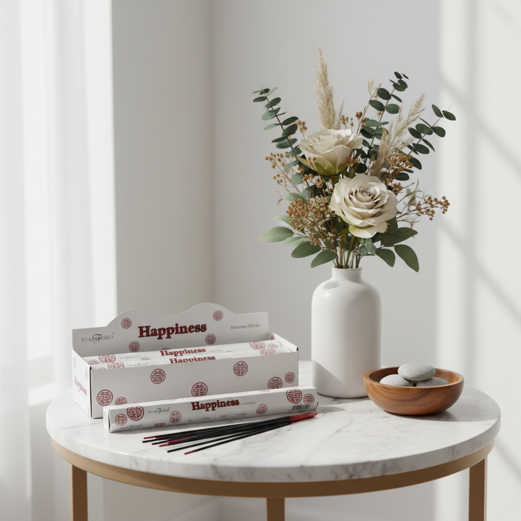 Stamford Happiness Incense Sticks – Green Apple, Positivity & Uplifting Aroma