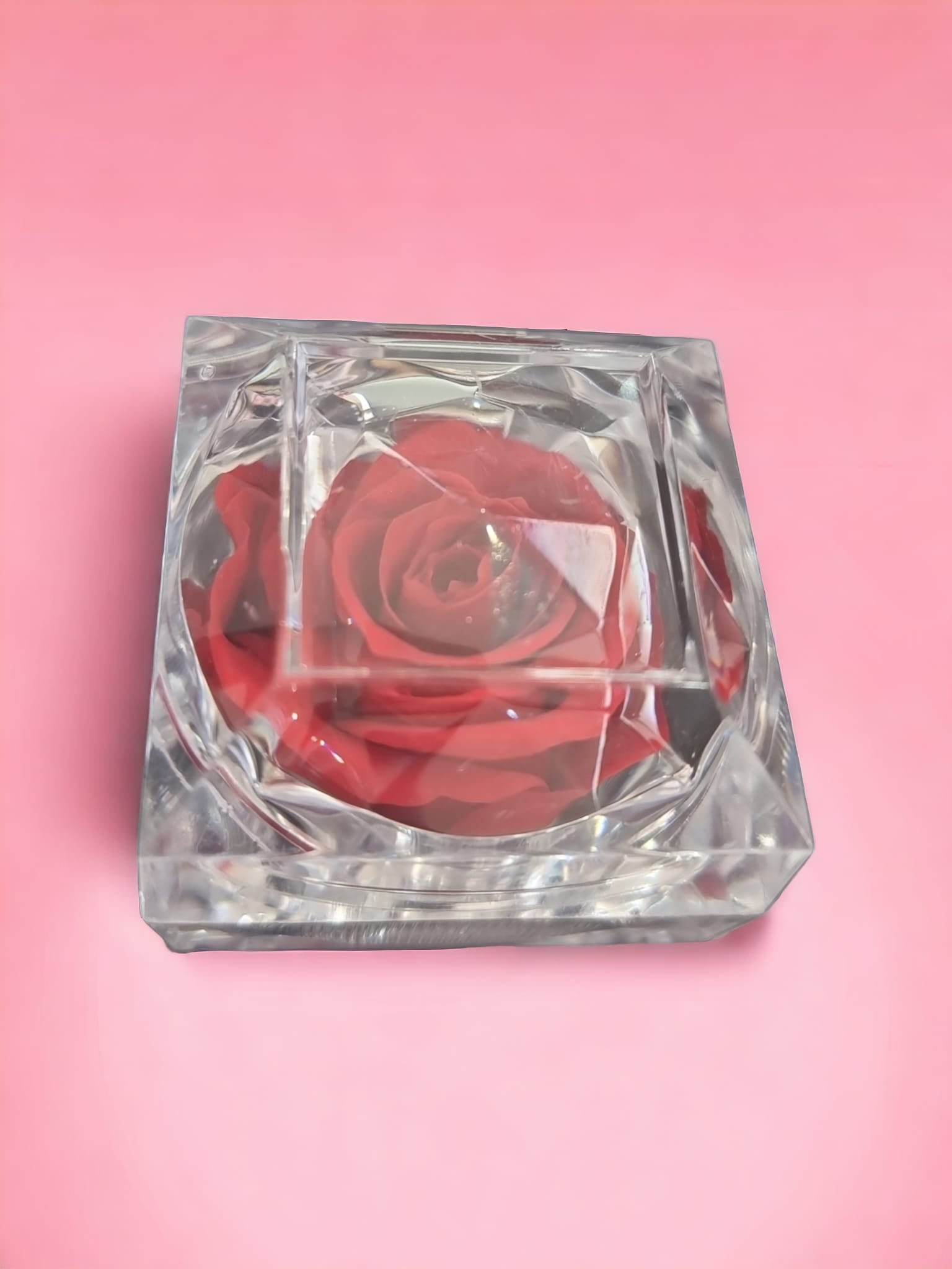 Preserved Red Rose in Glass Acrylic Box - A Perfect Valentine's Day Gift - Auras Workshop  -   -   - Cyprus & Greece - Wholesale - Retail #