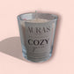 Cozy Spice Scent - Eco Snow Candle - Auras Workshop  -  Candles -   - Cyprus & Greece