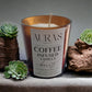 Coffee Infused Vanilla Berry Scent - Eco Snow Candle - Auras Workshop  -  Candles -   - Cyprus & Greece - Wholesale - Retail #