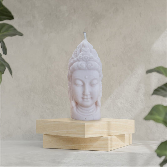 Buddha Rose Scented Candle: Find Tranquility - Auras Workshop  -  Candle Figurines -   - Cyprus & Greece