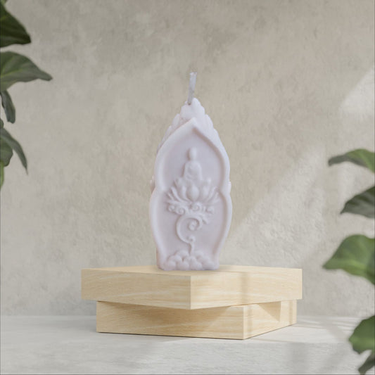 Buddha Rose Scented Candle: Find Tranquility - Auras Workshop  -  Candle Figurines -   - Cyprus & Greece