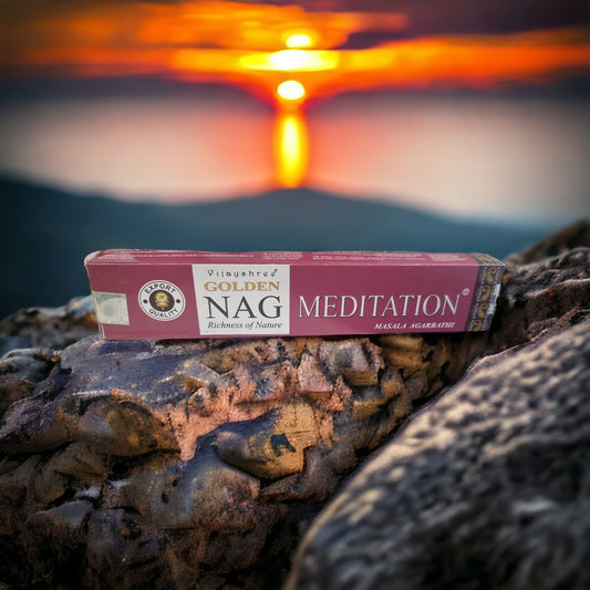 Vijayshree Golden Nag Meditation Incense Sticks - Auras Workshop  -  Incense -   - Cyprus & Greece