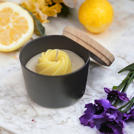 Lemon Scented Candle 8oz - Auras Workshop  -  Candles -   - Cyprus & Greece