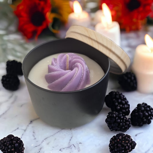 Blackberry Scented Candle 8oz - Auras Workshop  -  Candles -   - Cyprus & Greece